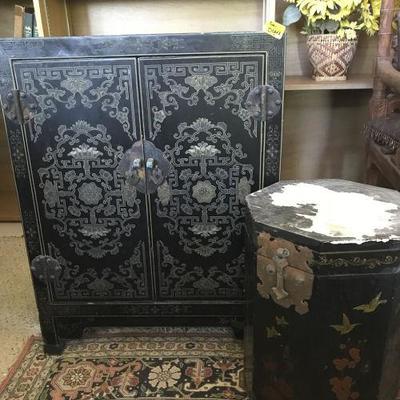 EKT044 Oriental Style Chests & More
