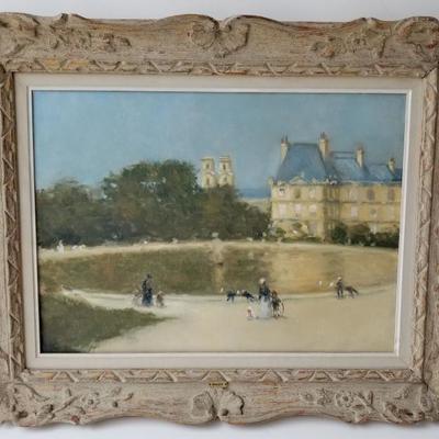 McDuff French Landscape of the Tuileries in Paris