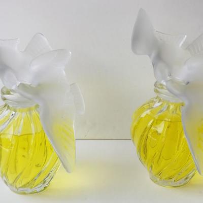 Lalique France Giant Post-1948 Store Display Perfume Bottles from a Collection of Pre-1948 R Lalique