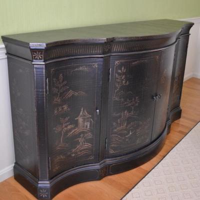 Ethan Allen chinoiserie sideboard