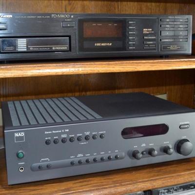 Pioneer CD player and NAD receiver
