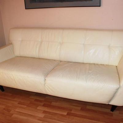 Nice double saddle stitched sofa - WILL PRESELL