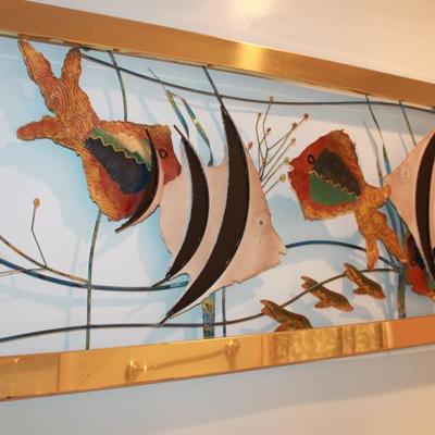 Curtis Jere Fish sculpture