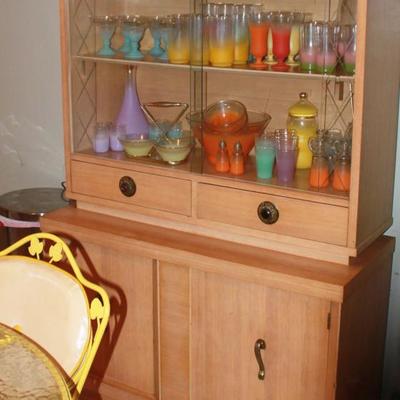 mcm dining hutch