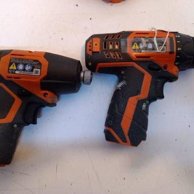 Ridgid 12V driver drills with charger (no batterie ...
