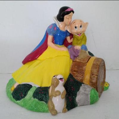 Snow White & Dopey Cookie Jar