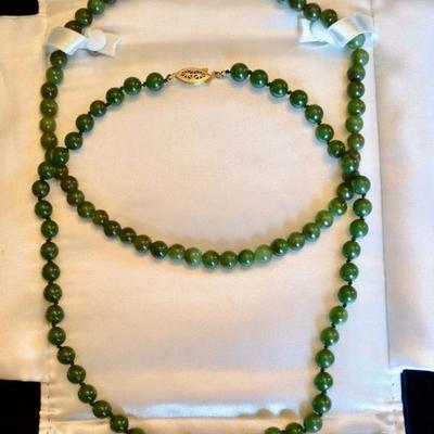 Jade necklaces