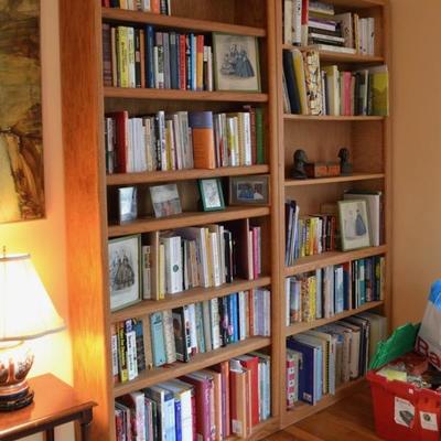 Oak bookcases