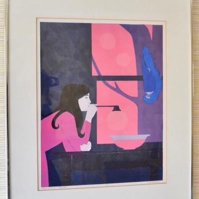 Will Barnet signed limited edition serigraph