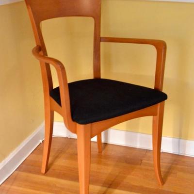 Set of 4 A. Sibau Italian modern dining chairs