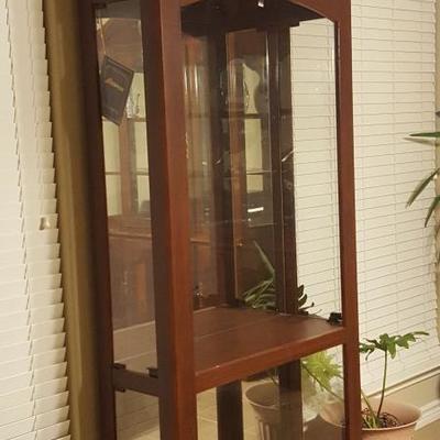 $200 Cherry Curio with light. Make a reasonable offer.