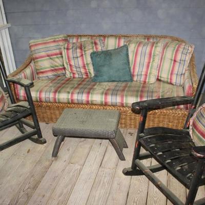 Black rocking chairs have been sold 