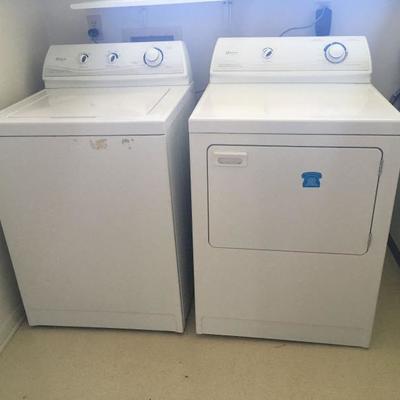 maytag washer and dryer