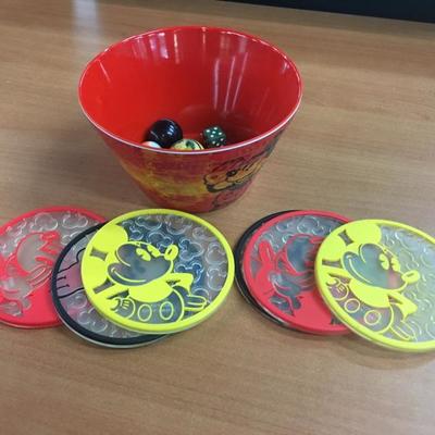 Mickey Mouse Bowl & Coasters