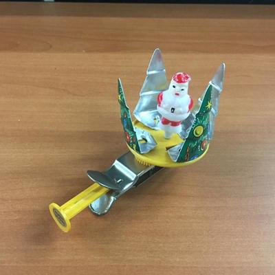 Japanese 40's-50's Santa Claus Spinner Toys