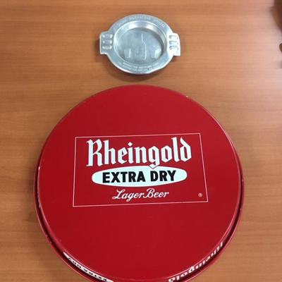 Rheingold Beer Sign & Coaster