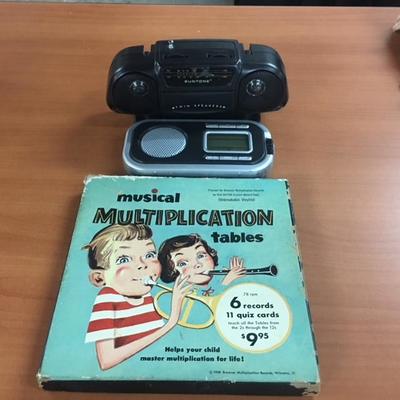 Multiplication Vinyls, Radio & Clock