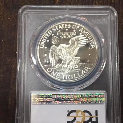 1972-S PR69DCAM Eisenhower Silver Dollar