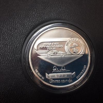 Collectible Richard Petty .999 Silver Coin