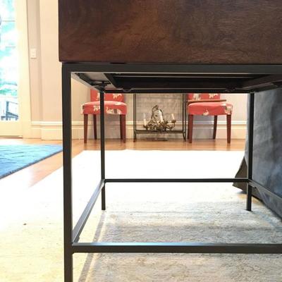 West Elm End Table with Drawer 