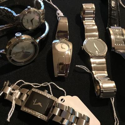Diamond Studded Movado Watches 