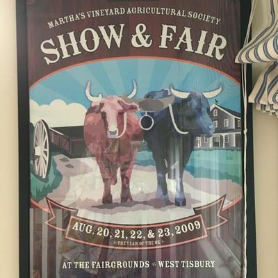 Collection of Martha's Vineyard Show and Fair Posters, some signed by artist 