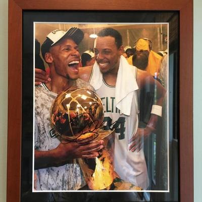 Allen and Pierce, autographed by Ray Allen