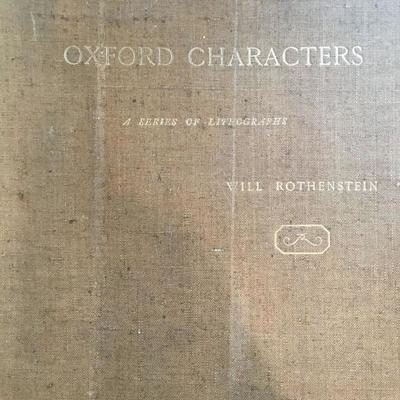 Oxford Characters, Limited Edition Book of Portraits 