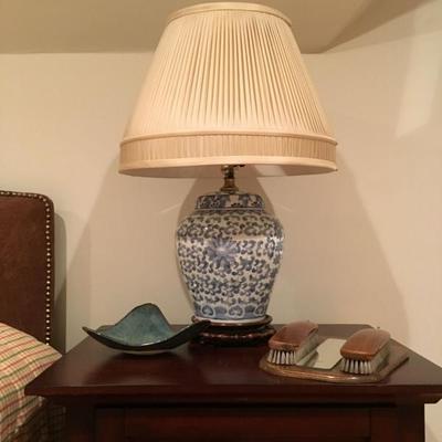Blue and White Vase Lamps