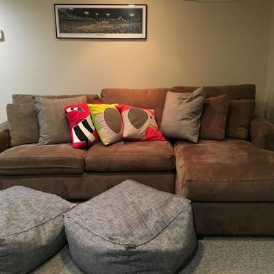 Crate and Barrel Sectional Sofa, Mitchell Gold Bean Bag Chairs