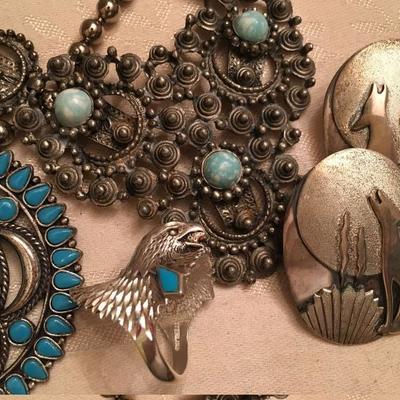 Vintage Sterling and Costume Jewelry 