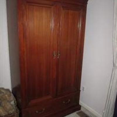 Cherry Clothing Armoire