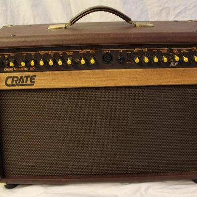 Item #15 Crate CA 60D Guitar Chorus Amp

Price: $145.00

Nice workhorse, 2X6-1/2 w/HiFq tweeter - 30 watt per side stereo chorus acoustic...