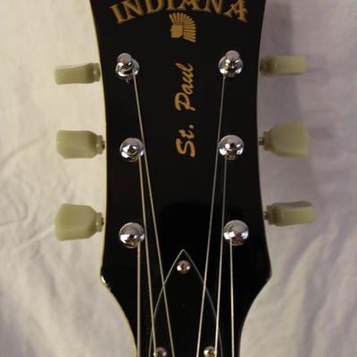 Item # 5 Indiana St. Paul Electric Guitar Les Paul Clone

Price: $450.00

Description:
The guitar plays nicely and it's a very solid Les...