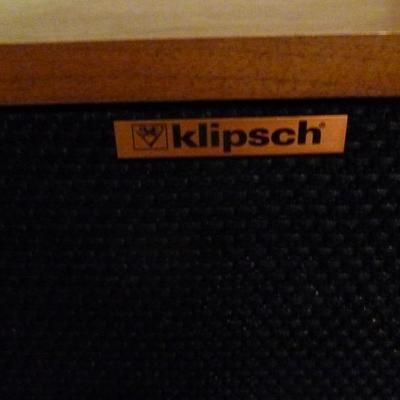 Vintage Klispsch speakers