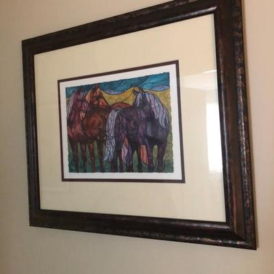“Wild Horses” Watercolor
Professionally framed and matted