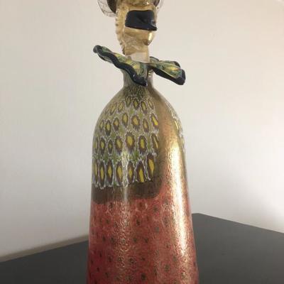 This one of a kind Murano Glass Decanter was originally purchased in Italy during a tour of the original Murano Glass Factory. This...