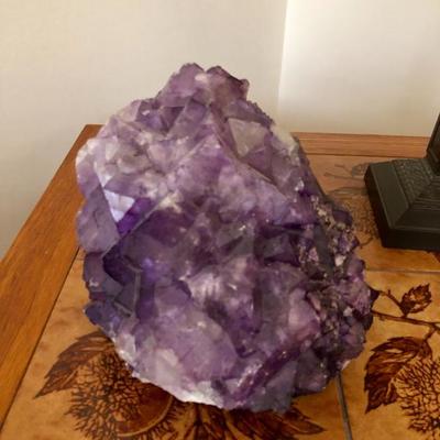 Giant 14 pound amethyst crystal