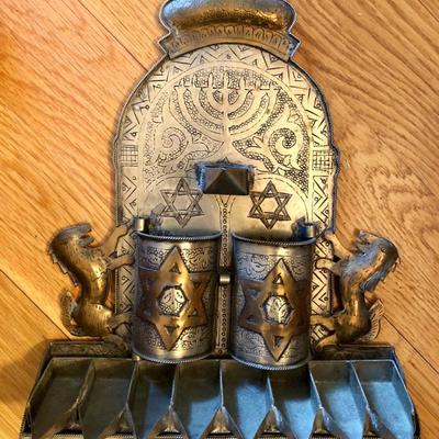 Arch of the Covenant Menorah - Acquired in Morocco