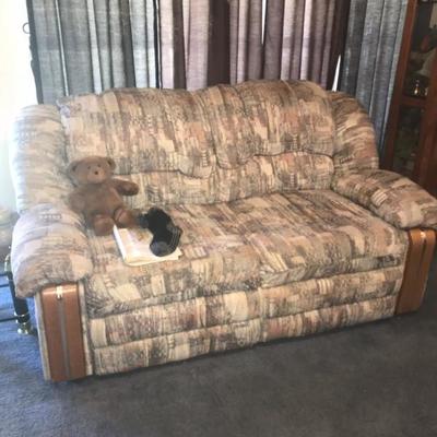 LOVE SEAT BOTH SIDES RECLINE, RECLINER