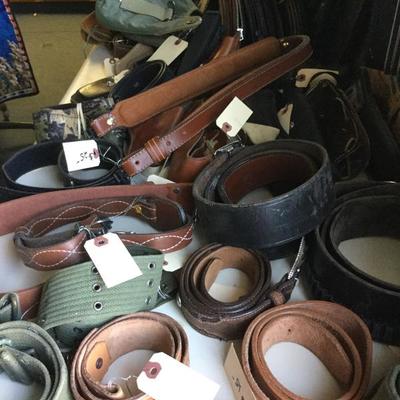 Gun holsters and belts 