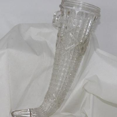 Antique Pattern Glass Flask Decanter