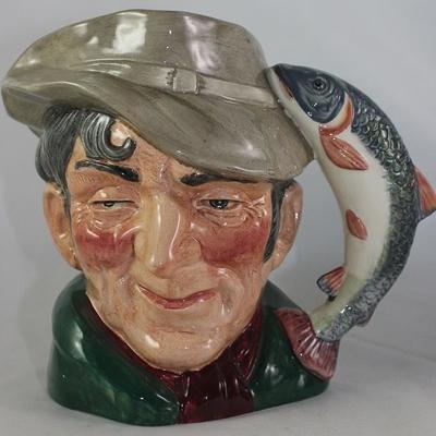 Royal Doulton Large Toby Mug: "The Poacher" (7"H) D6429,  c. 1954
