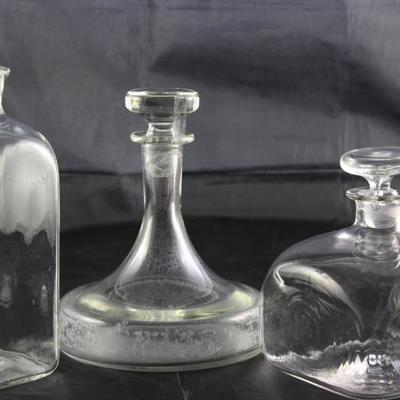 Blown Glass Decanters