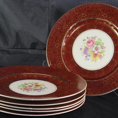 Mascot "Wildwood" Gold Decorated 11" Plate  (6 ea.)