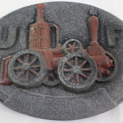 Union Fire Insurance Cast Metal Plaque