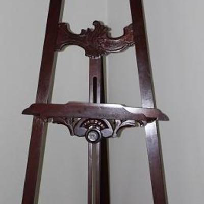 Large Ornate Carved in Louis XV Style Art Display Easel