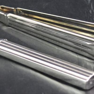 Silverplate Bottle Opener and Ice Tongs