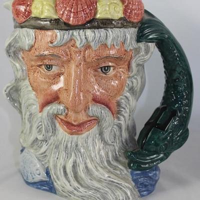 Royal Doulton large Toby Mug: "Neptune" D6548 c.1960 (7 1/4")