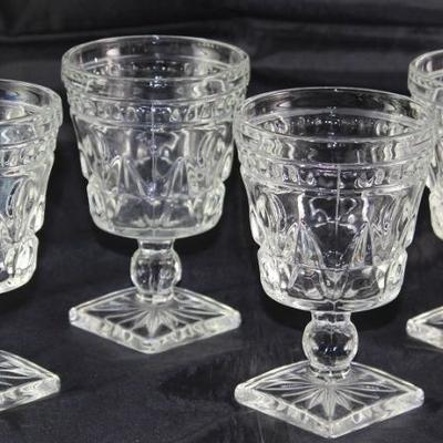 "Park Lane" by Colony Crystal Water Goblets (9 ea) 